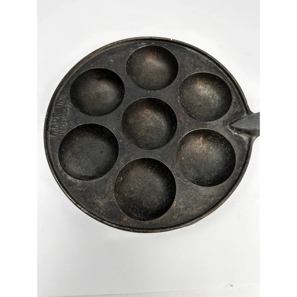 Jøtul Cast Iron Aebleskiver Pan Product of Norway